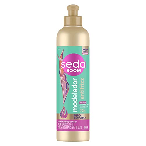 Seda - Linha Boom - Creme para Pentear Modelador Antifrizz 350 Ml - (Boom Collection - Antifrizz Styling Combing Cream 11.83 Fl Oz)