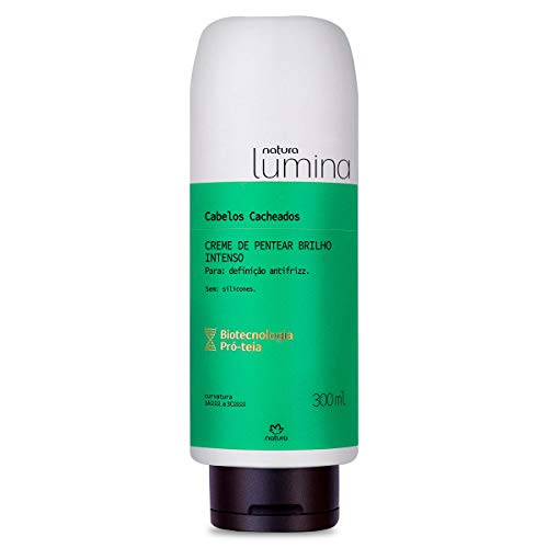 Natura - Linha Lumina (Cabelos Cacheados) - Creme de Pentear Brilho Intenso 300 Ml - (Natura - Lumina (Curly Hair) Collection - Intense Shine Combing Cream 10.14 Fl Oz)