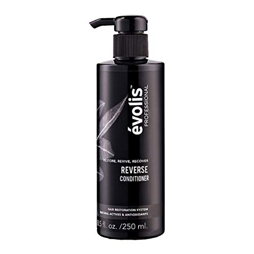 évolis REVERSE Conditioner - Stimulating Conditioner for Weak, Thinning Hair - Fortifying Keratin Protein Conditioner for Hair Growth - Color-Safe Sulfate Free (8.5 Fl Oz)