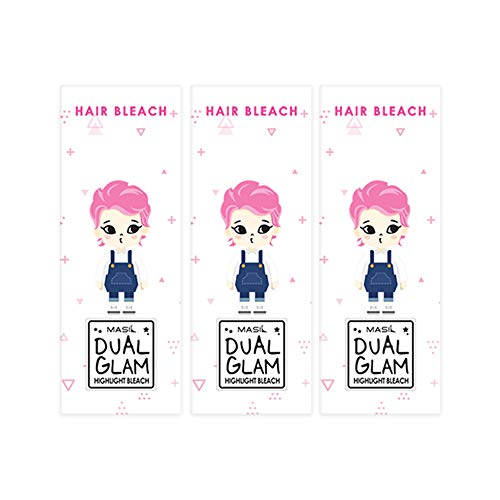 MASIL Dual Glam Self Hair Highlight Bleach Kit 4.2oz 3 PACKS