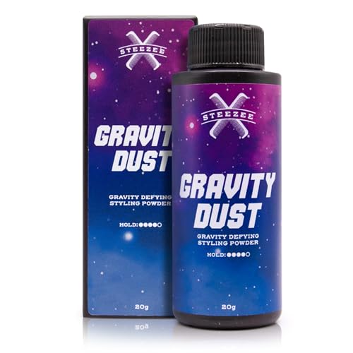 Steezee Gravity Dust Hair Styling Powder, Hair Texture Powder for All Hair Types - Volumizing- Natural Matte Finish Look Hair Powder for Men- Paraben, Sulphate, Cruelty Free, (20g)
