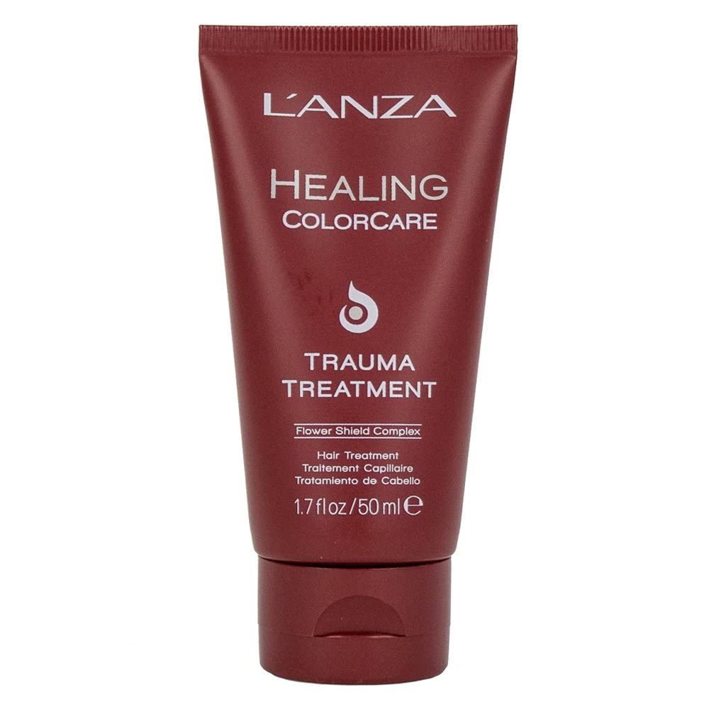 L'ANZA Healing ColorCare Trauma Treatment, Leave-in Bleach Damage Reconstructor, Refreshes, Repairs and Extends Color longevity, With Triple UV and heat Protection 1.7floz
