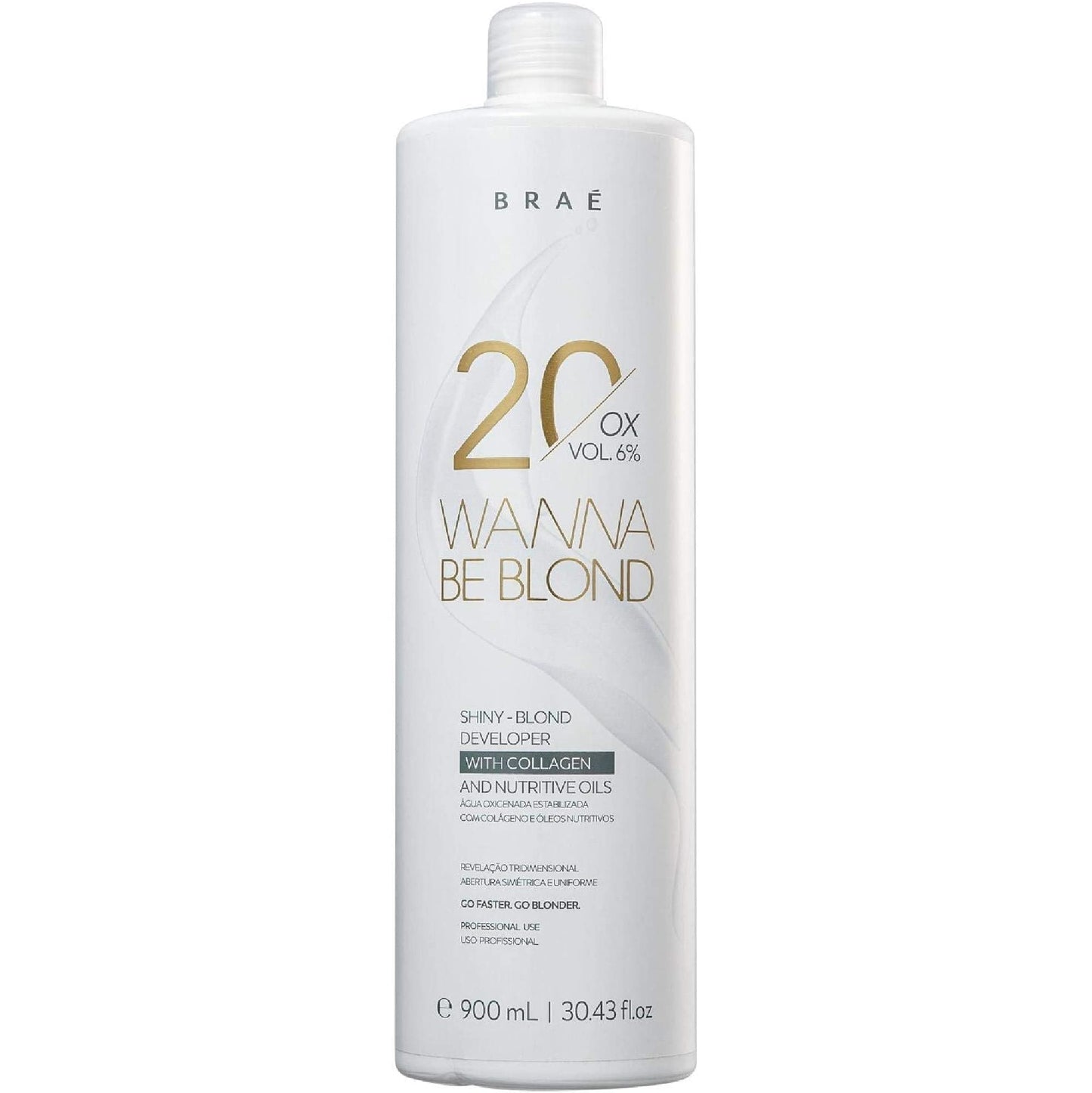 Wanna Be Blond Shiny-Blond Developer Ox 20 Vol. 6% 30.43 fl. oz
