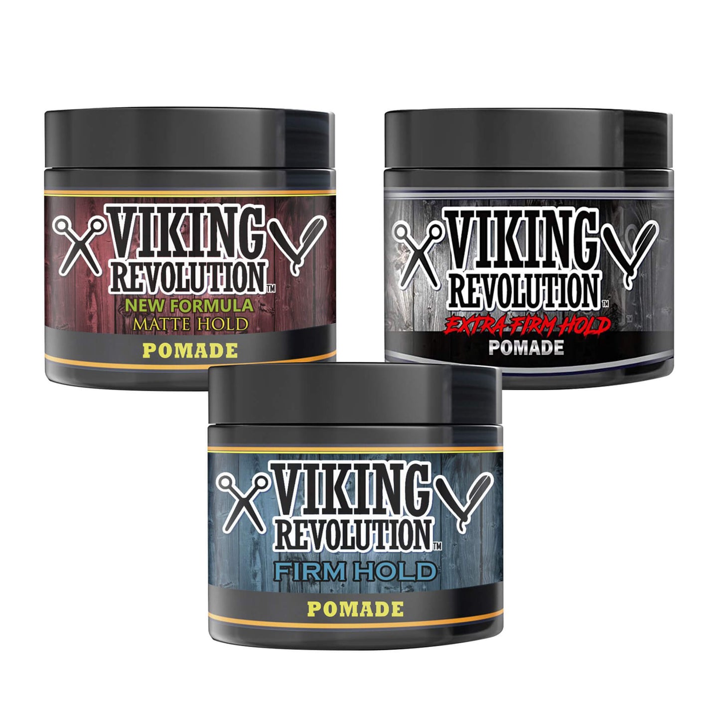 Extreme Hold Hair Pomade - 3 Pack