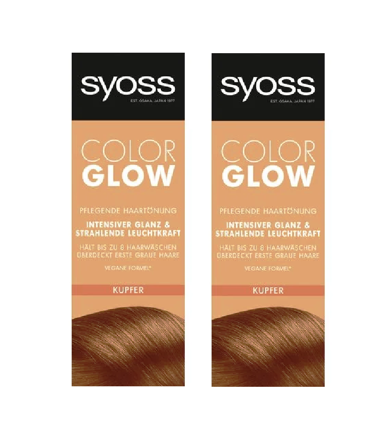 2xPack Syoss Color GLOW Nourishing Hair Tint - 7 Varities