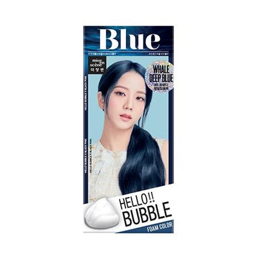 Mise En Scene Hello Bubble Hair Foam - Whale Deep Blue 4B