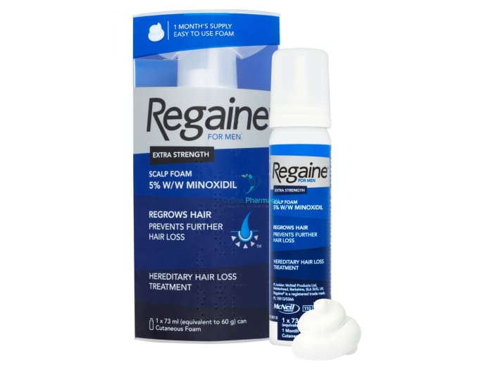 Regaine (minoxidil) 5% Foam For Men (1 month Supply) - 60g
