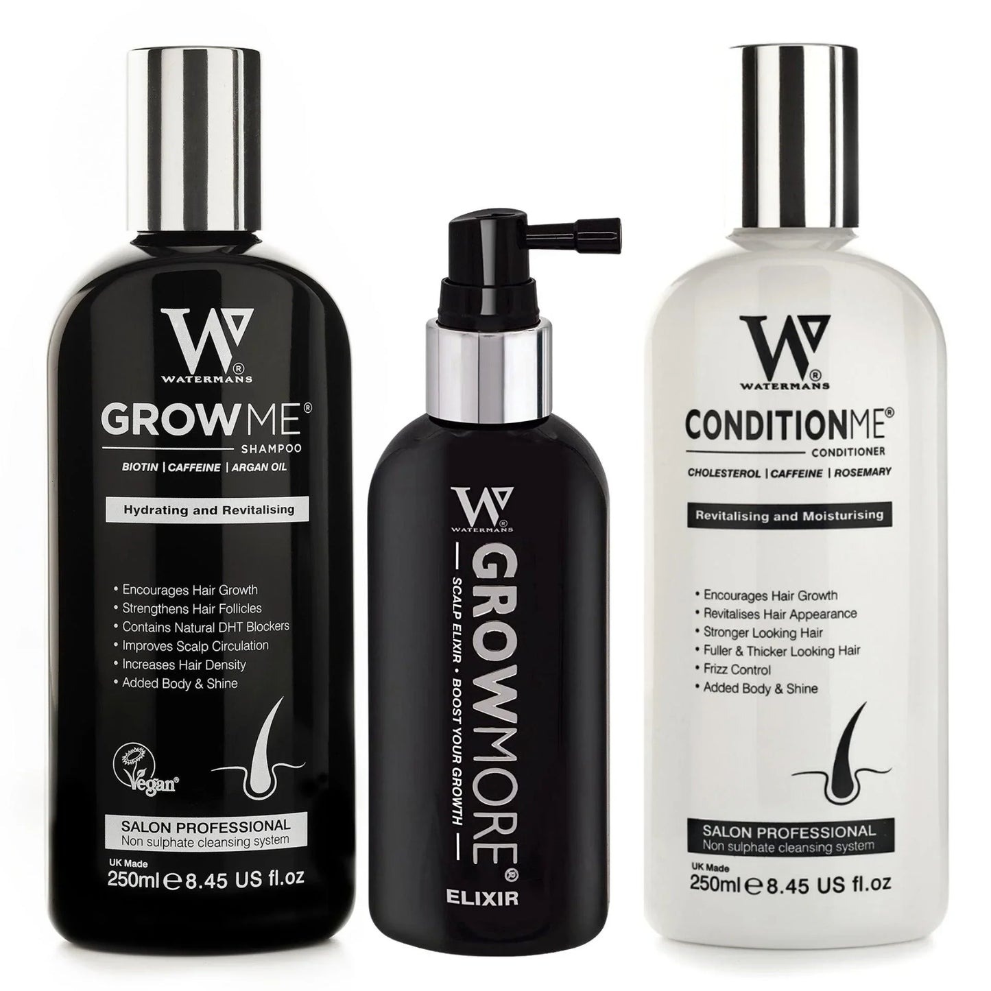 Shampoo & Conditioner, Elixir leave-in scalp treatment. Hair Survival Kit - 2nd Most ordered set