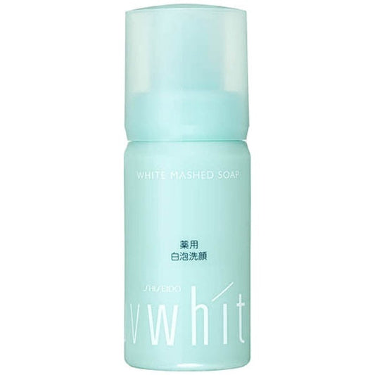 Shiseido UV White White Mash Soap 140ml - Japanese Foam Cleanser - Refreshing Face Wash