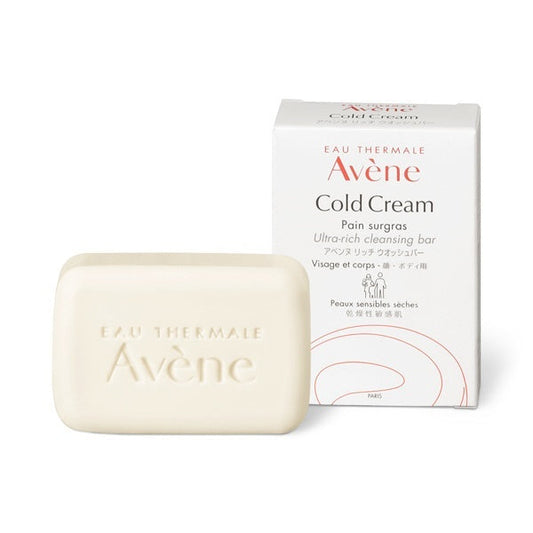 Shiseido Avene Cold Cream Ultra-Rich Cleansing Bar 100g - Moisturizing For Dry Skin