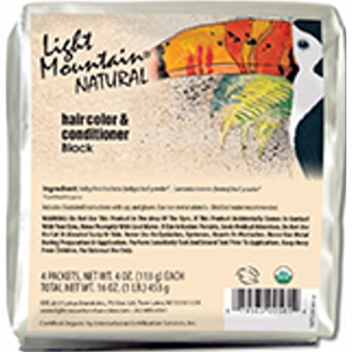 Light Mountain, Natural Hair Color & Conditioner, Black 16 Oz