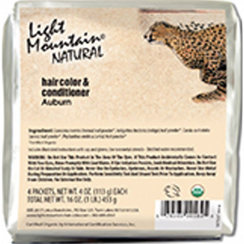 Light Mountain, Natural Hair Color & Conditioner, Auburn 16 Oz