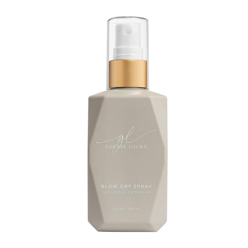 Goldie Locks Blow Dry Spray, 450° Style Extender | Hydrating Blowdry Mist | Ultimate 4-in-1 Heat Styling Protection Powered by SMP-4 Technology