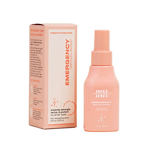 INH Emergency Revival Spray for Detangling Hair | Natural and Synthetic Hair Detangler and Shine Enhancer made with Essential Oils