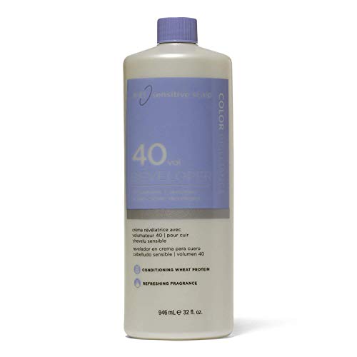 ion Sensitive Scalp 40 Volume Creme Developer, Ionic Buffers and Conditioning Protein to Help Scalp Sensitivity, 32 Ounce