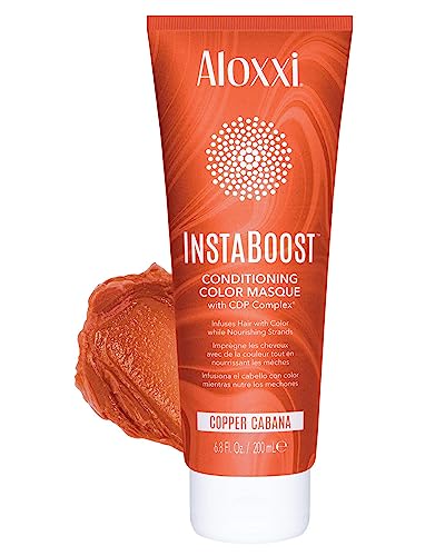ALOXXI InstaBoost Color Depositing Conditioner Mask – Instant Temporary Hair Color Dye - Hair Color Masque for Deep Conditioning, Gluten free, 6.8 fl. oz.