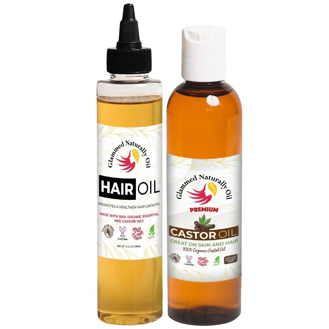 4oz Hair Growth & Castor Oil Bundle