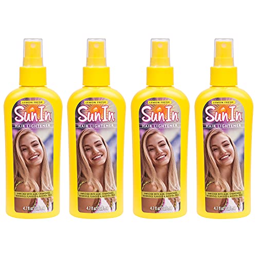 Sun-In Hair Lightener Spray Lemon Fresh 4.70 oz (Pack of 4)