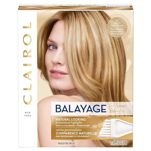 Clairol Nice'n Easy Balayage Permanent Hair Dye, Blondes Hair Color, Pack of 1