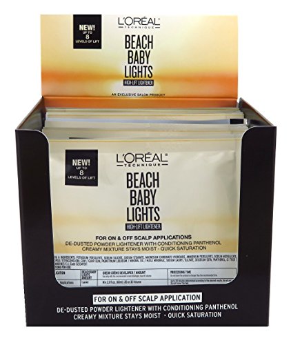 Loreal Beach Baby Lights High-Lift Lightener Pack 1 Ounce (12 Pieces) (29ml)