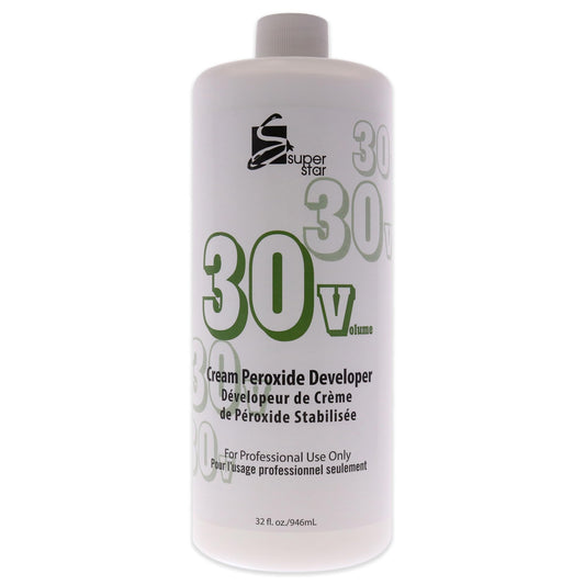 Super Star Superstar Stabilized Cream Peroxide Developer 30v Hc, 32 Oz