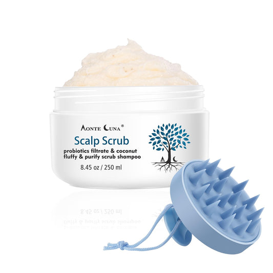 Scalp Exfoliator Scrub,Itchy Scalp Treatment for Dandruff,Hair Scrub for Hair Detox,Sulfate-Free Hair Scrub To Soothe a Dry, Flaky, Itchy Scalp,Removes Buildup,Clarifying Scalp Scrub With Scrubber…