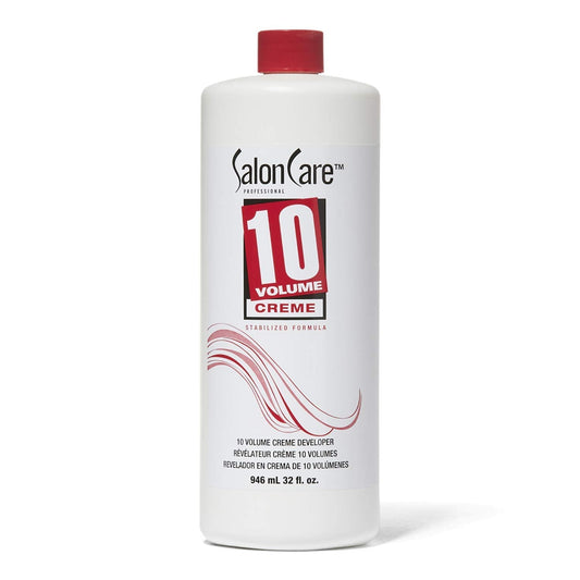 Salon Care 10 Volume Creme Developer, Gentle Lift Formula, 32 oz.