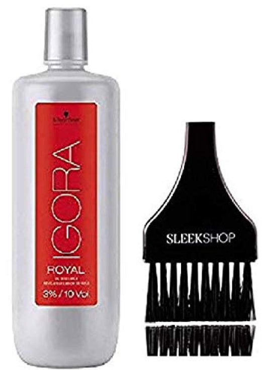 Schwarzkopf Igora ROYAL Oil Developer (STYLIST KIT) Hydrogen Peroxide, 33.8 oz / 1000ml (3% / 10 Volume)
