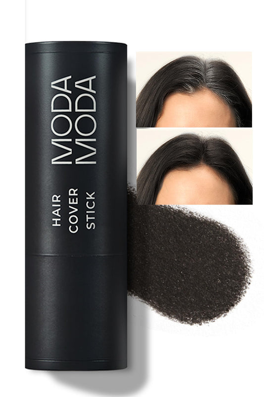 MODA MODA MODAMODA Pro-change Hair Cover Stick #1 Natural Black | Semi Permanent Hair Color Stick | Easy to Apply Organic Hair Color Cover & Root Touch Up Stick | Hair Coloring Products (0.12 Oz.)