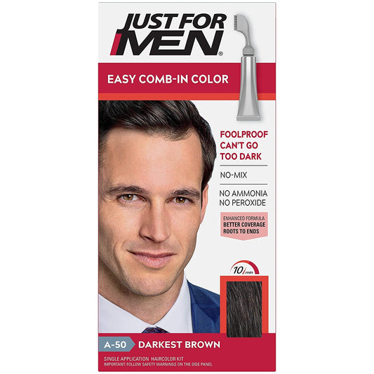 Just For Men Autostop Color #A-50 Darkest Brown (6 Pack)