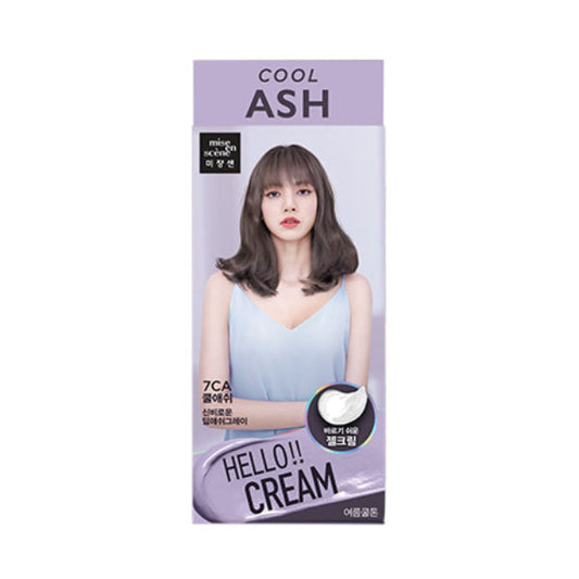 Mise En Scene Hello Cream Hair Color - Cool Ash 7CA