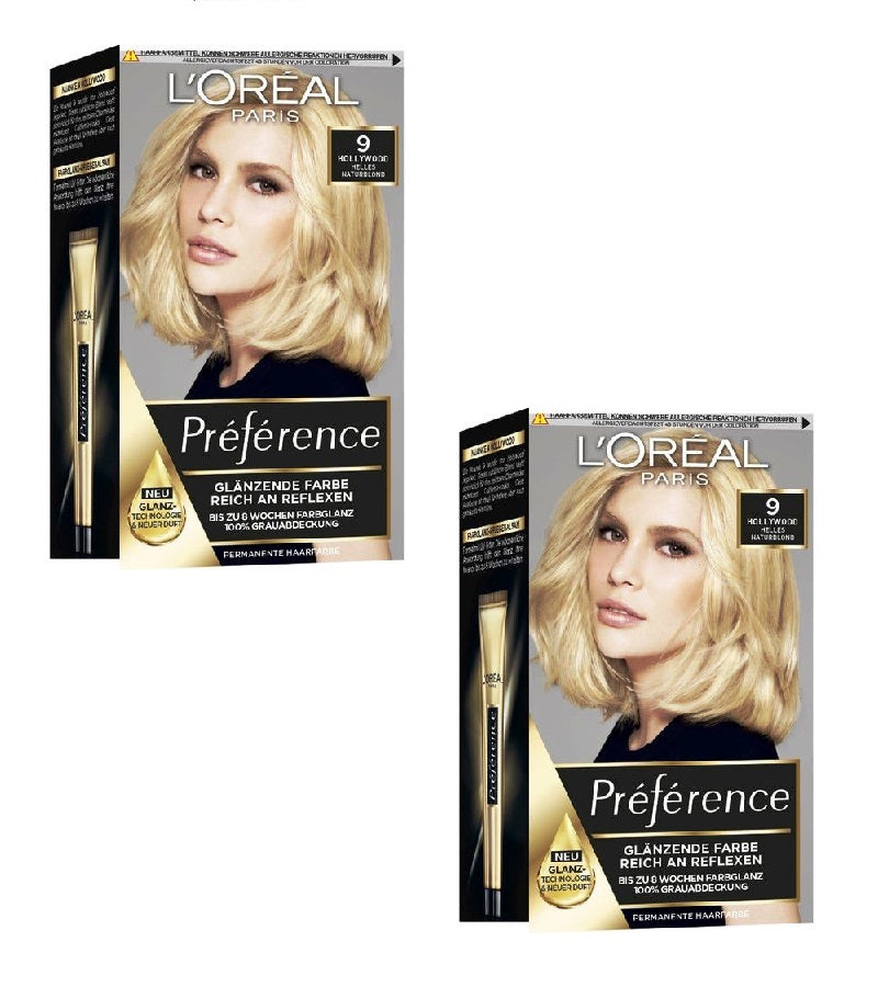 2xPack L'Oréal Paris Préférence Hair Color - 18 Varieties