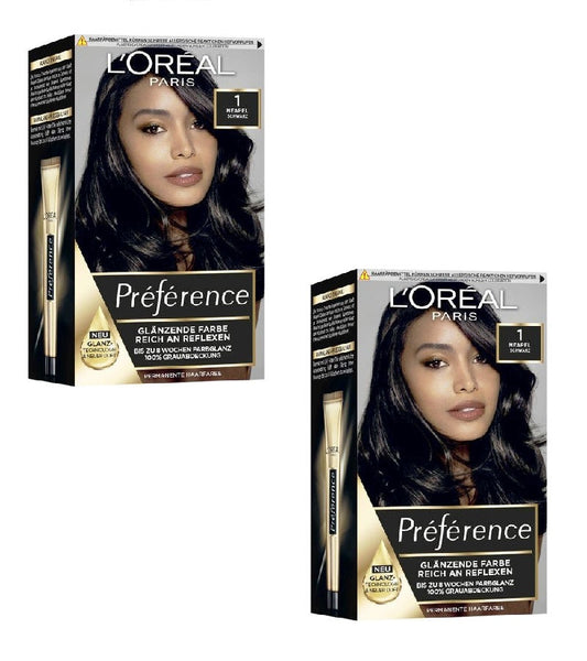 2xPack L'Oréal Paris Préférence Hair Color - 18 Varieties