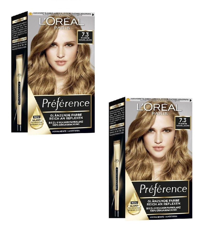 2xPack L'Oréal Paris Préférence Hair Color - 18 Varieties