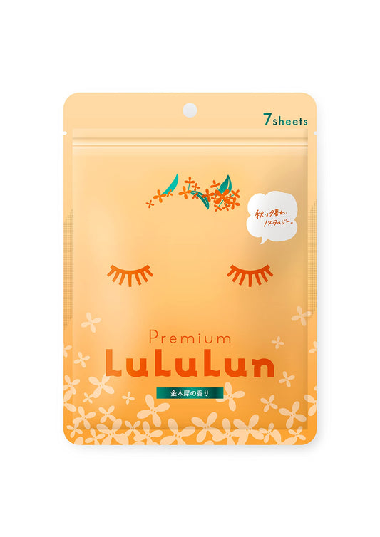 Lululun Kinmokusai Face Mask 7Pcs X 3 Bags Japan Osmanthus Fragrance Premium