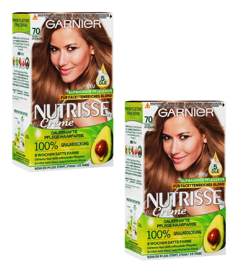 2xPack GARNIER Nutrisse Cream Permanent Hair Care - 25 Varieties