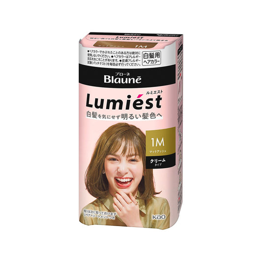 Kao Blaune Lumiest Hair Color 1M Matte Ash