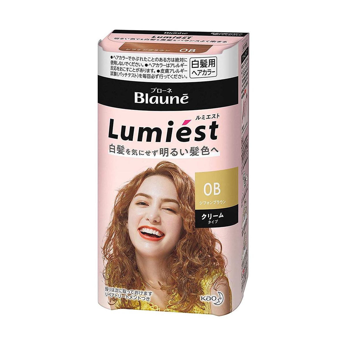 Kao Bluane Lumiest Hair Color 0B Chiffon Brown