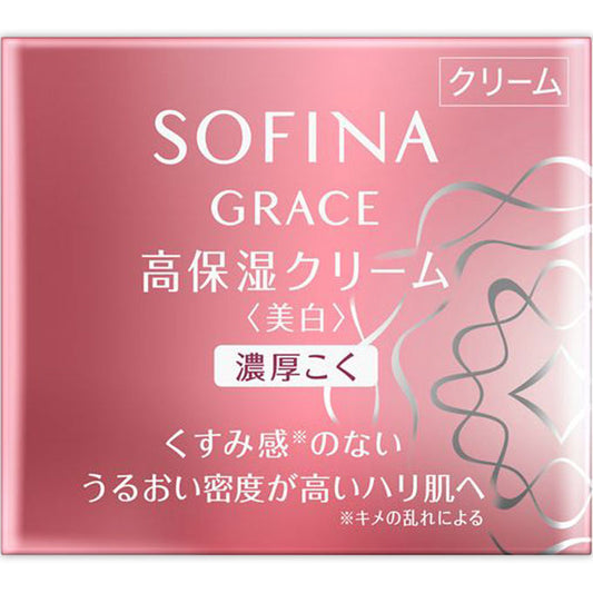 Kao Grace Sofina Rich Moisturizing And Whitening Cream - Japanese Facial Care