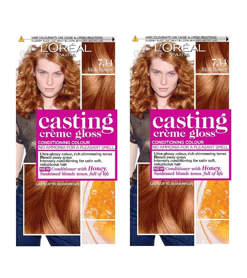 2xPack L'Oréal Paris Casting Crème Gloss Hair Color - 22 Varieties (513-8304)