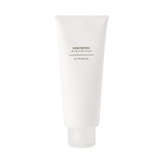 Muji Medicated Whitening All-In-One Gel For Sensitive Skin Large Capacity 200g - Moisturizing Gel