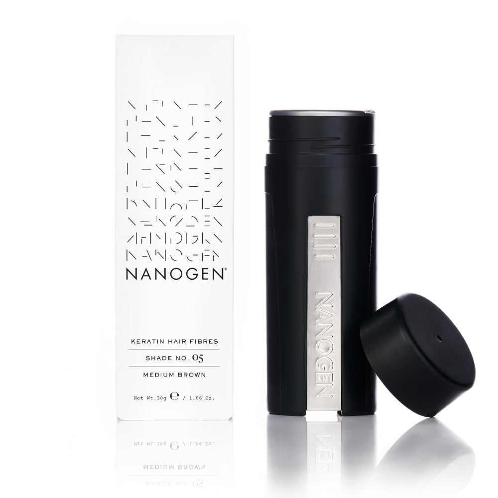 Nanogen Keratin Hair Fibres - 30g (Colour options) Hair Loss Treatments Nanogen Medium Brown