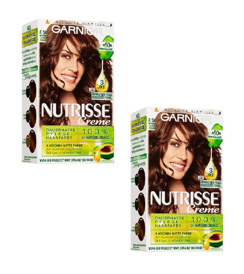 2xPack GARNIER Nutrisse Cream Permanent Hair Care - 25 Varieties