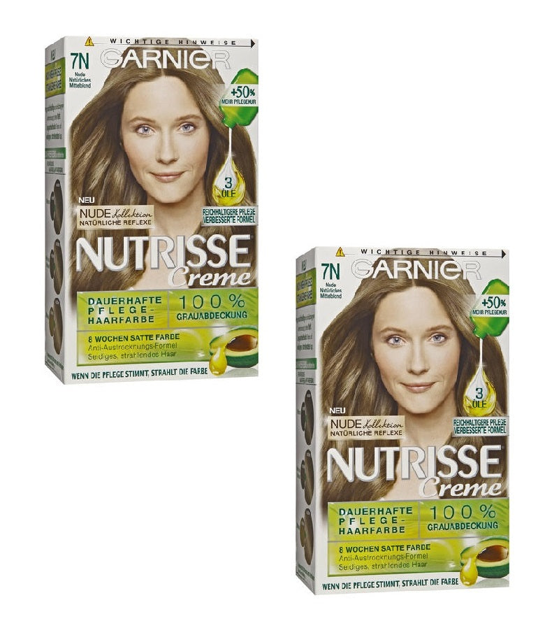 2xPack GARNIER Nutrisse Cream Permanent Hair Care - 25 Varieties