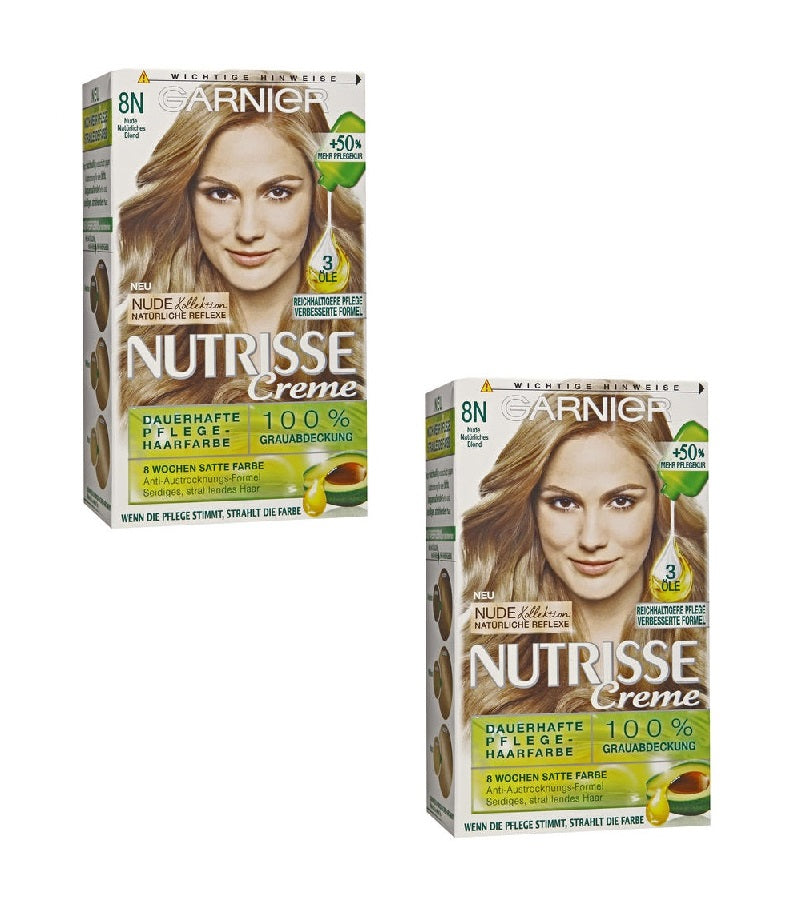 2xPack GARNIER Nutrisse Cream Permanent Hair Care - 25 Varieties