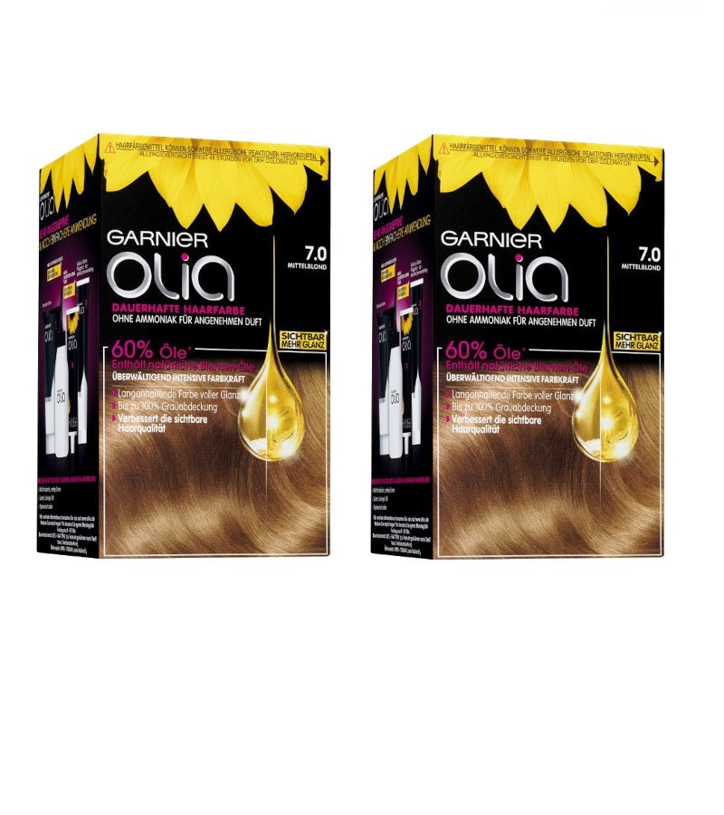 2xPack GARNIER OLIA Permenant Hair Colors - 24 Varities