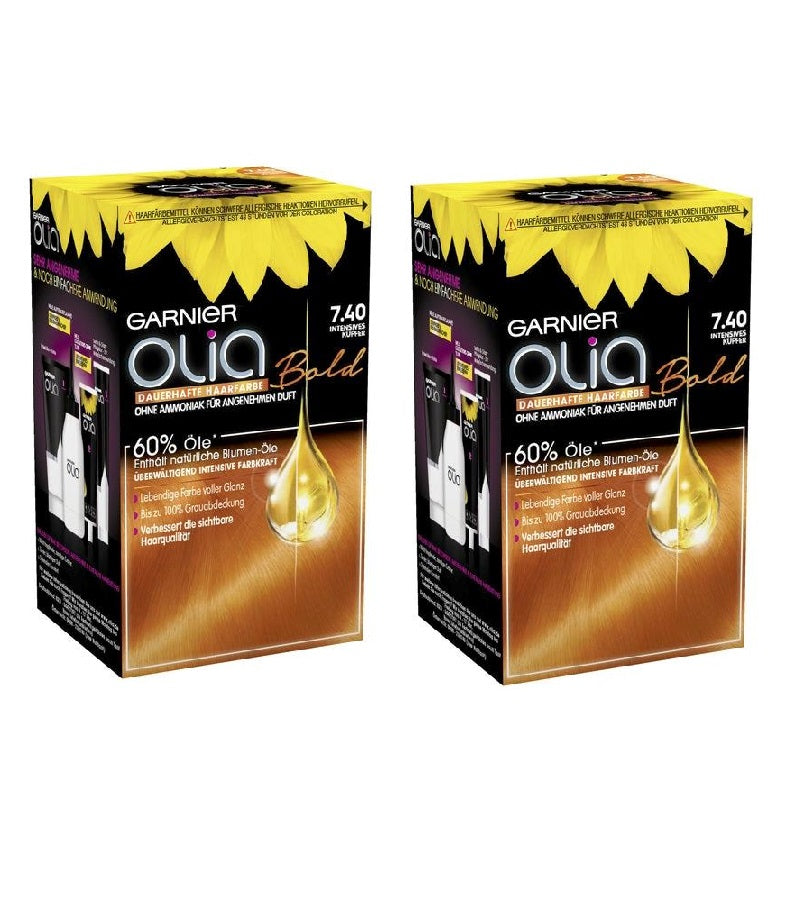 2xPack GARNIER OLIA Permenant Hair Colors - 24 Varities