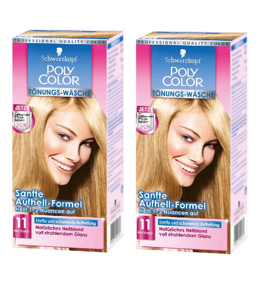 2xPack Schwarzkopf POLY COLOR CREME HAIR COLOR Tints - 8 Varieites
