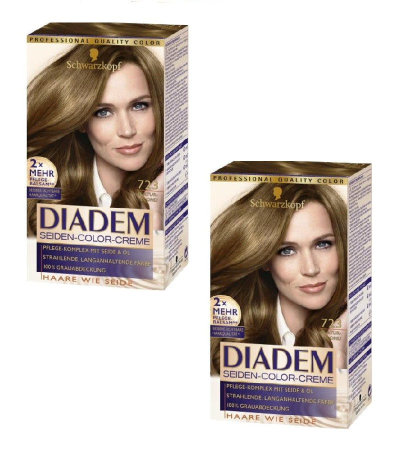 2xPack Schwarzkopf Diadem Silk Hair Color for Women - 17 Varieties