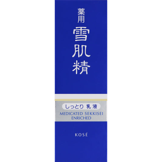 Kose Medicated Sekkisei Enriched Supports Whitening & Elasticity 140ml - Japanese Milky Lotion